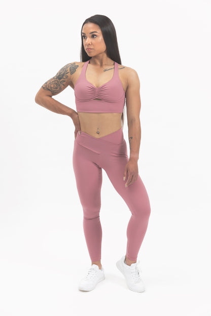 Driven Range Racerback Crop Top - Sienna