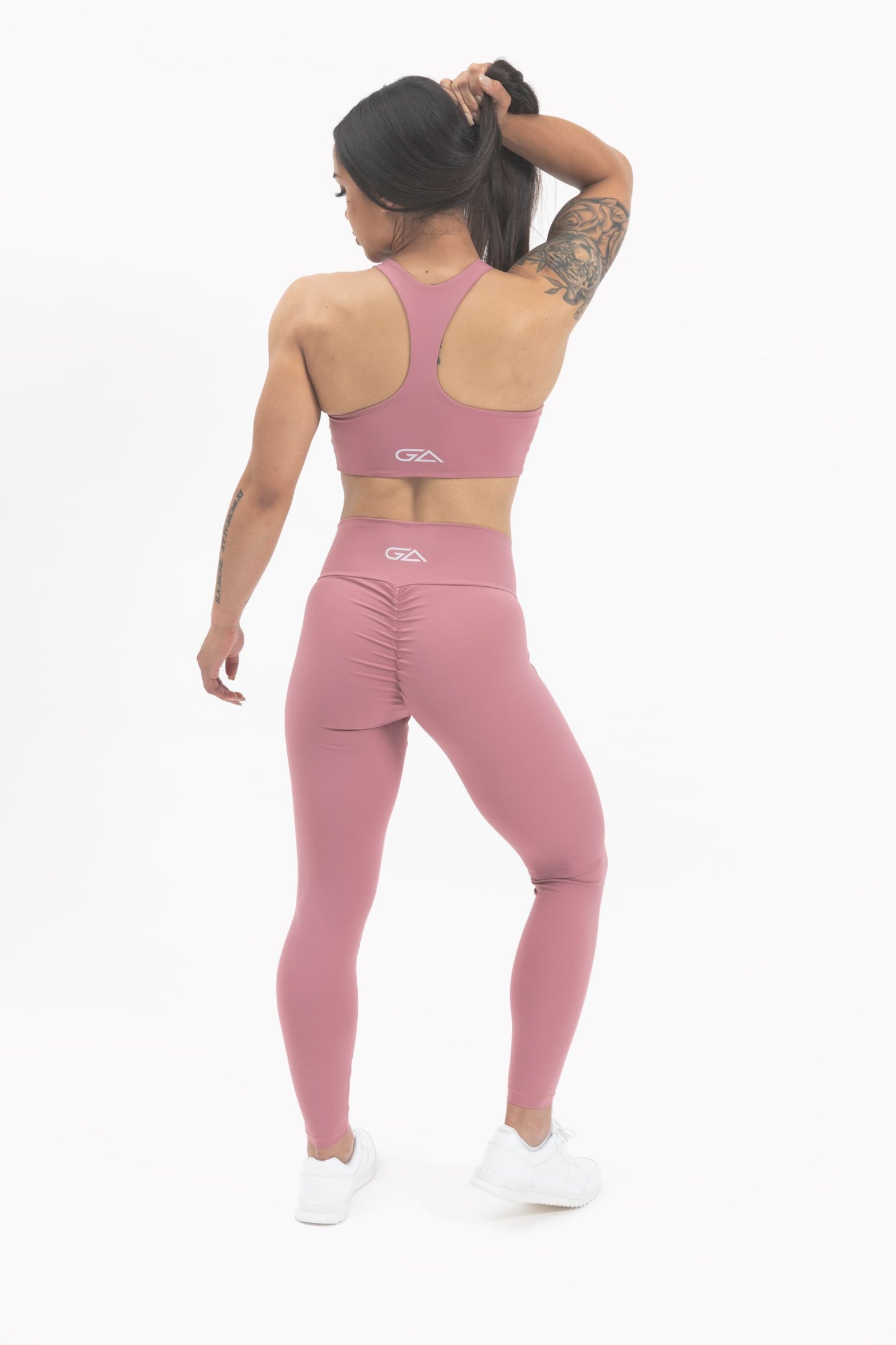 Driven Range Racerback Crop Top - Sienna
