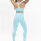 Driven Range Racerback Crop Top - Aqua