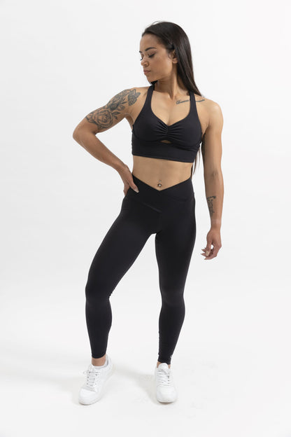 Driven Range Scrunch Leggings - Black