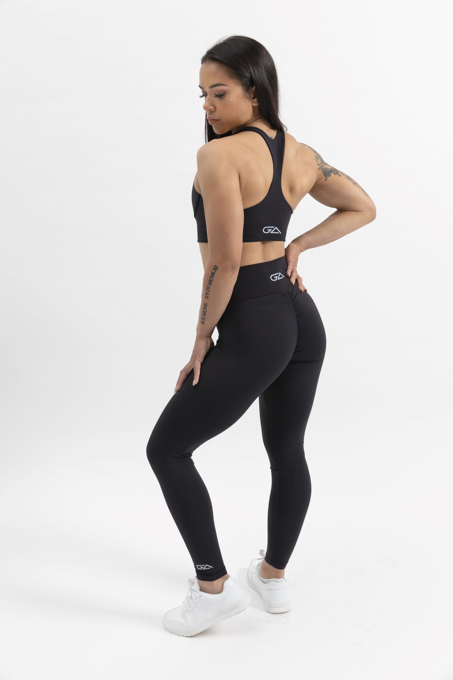 Driven Range Scrunch Leggings - Black