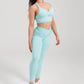 Driven Range Racerback Crop Top - Aqua