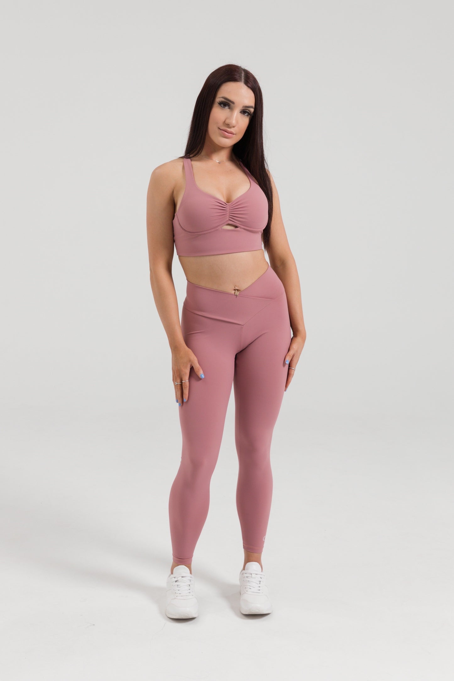 Driven Range Racerback Crop Top - Sienna